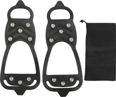Produktbild von 1 Paar Anti-Rutsch Spikes, 8-Zacken Eisspikes, Schuhspikes für Schnee und Eis, Wanderung & Winterlaufen，L
