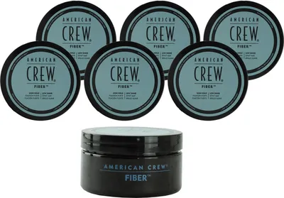 Produktbild von American Crew Classic Fiber 6 x 85 g Stylingwachs starker Halt Set