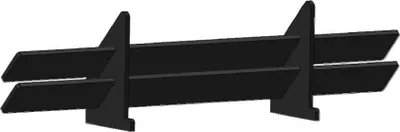Produktbild von Kaminrost / Stehrost 380x67x98mm passend für Fireplace Akropolis **