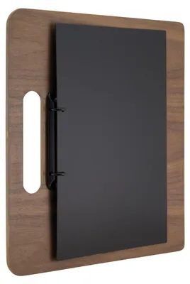 Productafbeelding van Securit Menukaart A4 Walnut |Menumap |Walnoot