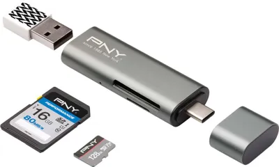 Image de Pny Usb-C Card Reader - Usb Adapter