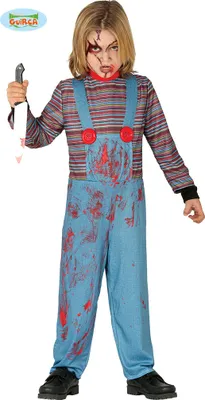 Produktbild von FIESTAS GUIRCA, S.L. Chucky Besessen Kinderkostüm T-3-4 Jahre FIESTAS GUIRCA