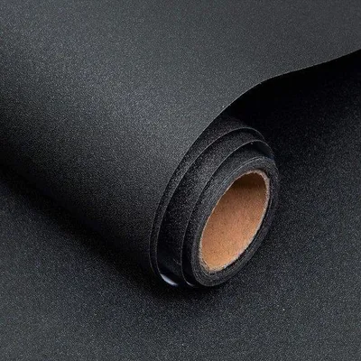 Immagine prodotto di Pellicola adesiva nera 40x600 cm, impermeabile, per mobili e decorazioni murali