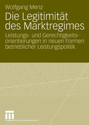Produktbild von Die Legitimität des Marktregimes