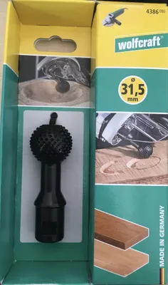 Obrázek produktu pro Wolfcraft Kuličková rašple pro úhlovou brusku, Ø 30 mm 4386000