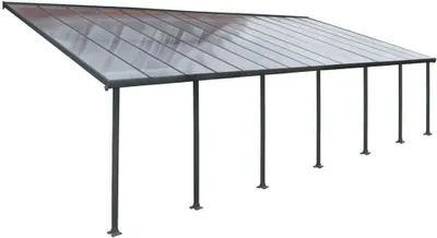 Produktbild von Palram - Canopia Terrassenüberdachung Feria Anthrazit 387x1035x305 cm