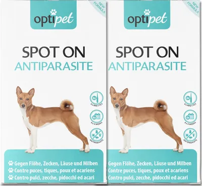 Produktbild von OptiPet 12x1,5ml Spot On für Hunde, Spot on Hund, Spot on, Spot on Flöhe Hund, Zeckenschutz Hund
