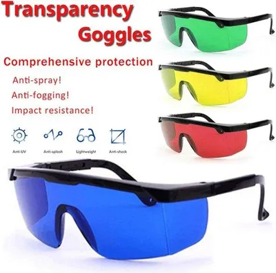 Obrázok produktu pre Laserové ochranné okuliare 190 nm – 540 nm, obopínajúce – červené UV laserové ochranné okuliare