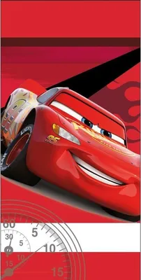 Produktbild von Cars - "Legend" Badetuch, Baumwolle AG4140 (140 cm x 70 cm) (Rot)