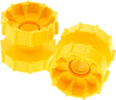 Produktbild von 2x Lego Technic Ketten Antriebsrad gelb Führungsrad Rad 7243 4248957 32007