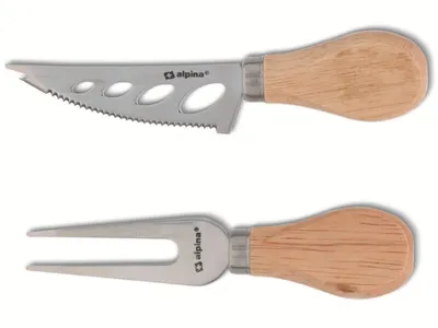 Produktbild von ALPINA Käsemesser und Käsegabel-Set, 2 Stück