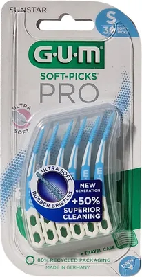 Produktbild von GUM SOFT-PICKS PRO SMALL, 30 St ZBU