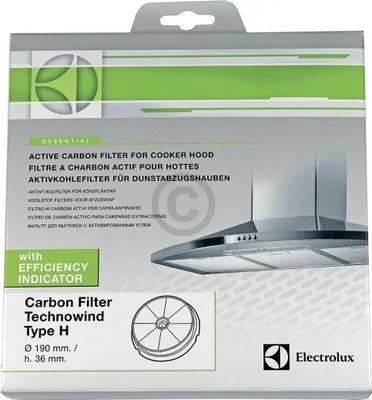 Produktbild von Electrolux 9029793784, Filter für Dunstabzugshaube, Schwarz, Electrolux, 38 mm, 19 cm, 1 Stück(e)