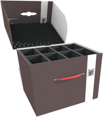Produktbild von Lagerbox FSLB250P26 für 24 Miniaturen mit Schaumstoffeinlagen