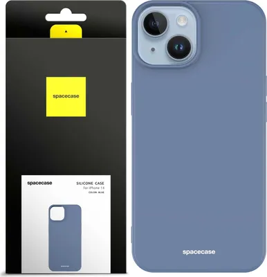 Produktbild von Spacecase Silikonhülle iPhone 14 blau