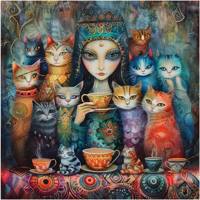 Produktbild von ANATOLIAN Č tvercové puzzle Magické oč i 1024 dílků