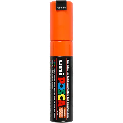 Produktbild von Uni Posca Marker, Strichstärke: 8 mm, PC-8K , Orange, breit, 1Stck
