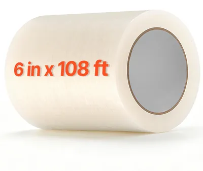 Obrázok produktu pre VEVOR Opravná páska pre skleníky, 15 cm x 32 m, 0,15 mm, priehľadná lepiaca páska z polyetylénu, vhodná na opravu fólií, stanov, vodeodolná, odolná voči slnečnému žiareniu a trhlinám, flexibilná