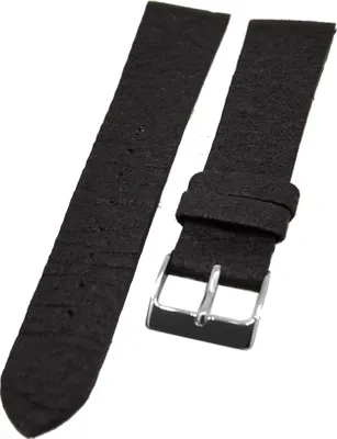 Produktbild von Uhrenarmband aus Ananasfasern VEGAN schwarz 22mm NEU