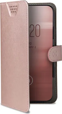 Produktbild von Celly Wally One XXL Custodia per cellulare 14 cm (5.5") Custodia flip a libro Rosa