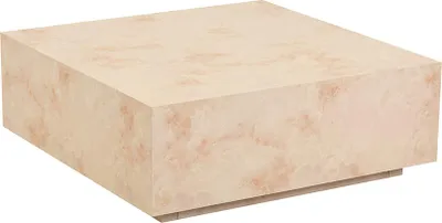 Produktbild von HOME DELUXE - Couchtisch Amiri XL - Farbe: Sandstein, Größe: 95 x 95 cm, MDF Platte, bereits fertig montiert I Wohnzimmertisch Beistelltisch Sofatisch