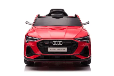 Produktbild von Es-Toys Kinder Elektroauto Audi E-Tron, EVA-Reifen, Allradantrieb, Fernbedienung rot