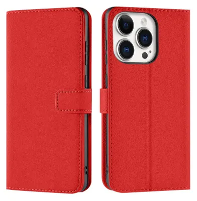 Image de Book Case pour iPhone 16 Pro Housse Flip Cover Housse de protection pour téléphone portable Etui