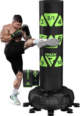Produktbild von Boxsack RDX Freistehender Boxsack mit Handschuhen, 6ft Kickboxen, MMA Fitness