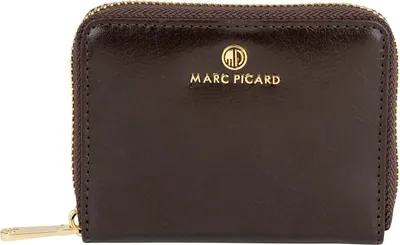 Produktbild von Marc Picard Leder Geldbörse Firenze Zip Wallet Brown dunkelbraun