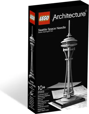 Produktbild von LEGO Architecture Seattle Space Needle, Grau