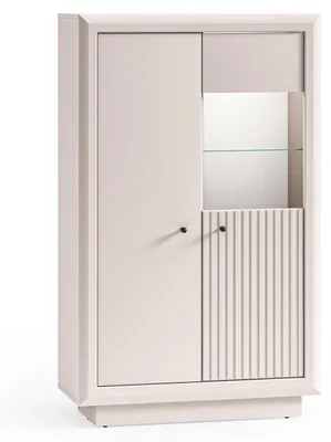 Immagine prodotto di FURNLUX, vetrina singola, colore beige, 92 cm / Colore principale: beige / Dimensioni: 92 x 150 x 40 cm
