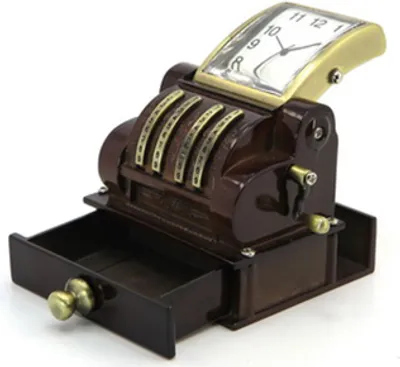 Produktbild von Siva Clock Cashier Kasse Metall Quarzuhr