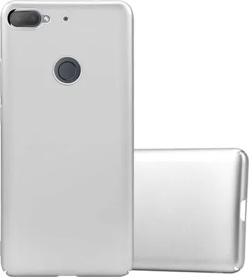 Produktbild von Cadorabo Hülle für HTC Desire 12 PLUS Schutzhülle in Silber Hard Case Handy Hülle Etui