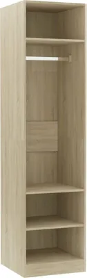 Image de vidaXL Armoire Chêne Sonoma 50×50×200 cm Panneau de particules