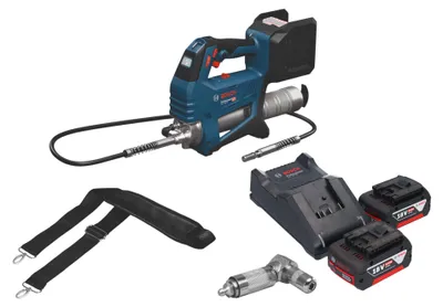 Produktbild von Bosch GFP 18V-10 Akku Fettpresse 18 V 10000 psi + 2x Akku 5,0 Ah + Ladegerät