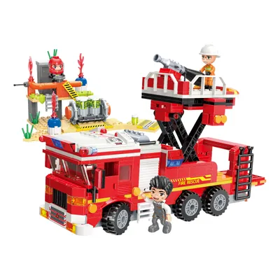 Zdjęcie produktu dla Qman Mine City Fire Line W12013 Opryskiwacz cysterna z platform