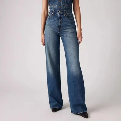 Immagine prodotto di levis jeans donna levis a6081 0012 - ribcage wide leg polar perimiter