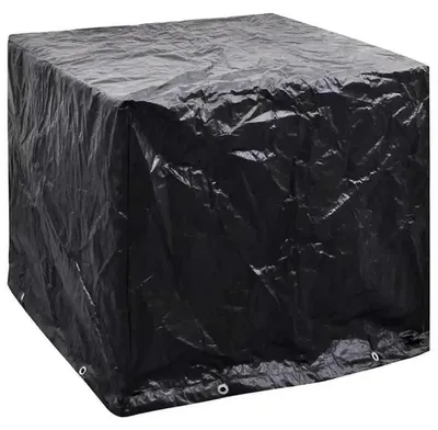 Produktbild von Schutzhaube IBC Tank 1000 l - Abdeckung - PVC, UV- und wasserdicht, 8 Aluminiumösen, 116 x 100 x 120 cm - Schwarz