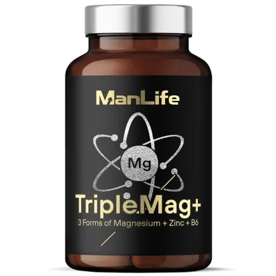 Produktbild von Magnesium 3 Formen mit Zink & Vitamin B6, Unterstützung von Muskeln und Nervensystem 90 kapseln