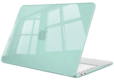 Produktbild von Fintie Hülle Kompatibel mit MacBook Neo 13 Zoll A3404 mit A18 Pro Chip 2026, Ultradünne Hartschale Schutzhülle Snap Cover, Nachtgrün