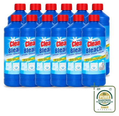 Produktbild von 12 x At Home Bleichmittel - 1 L - Vorratspackung - 12 Stücke