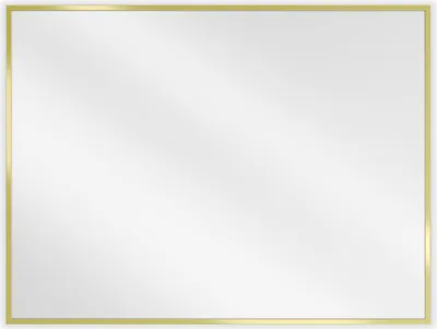 Obrázok produktu pre Obdĺžnikové kúpeľňové zrkadlo Mexen Loft 80 x 60 cm, zlatý rám - 9852-080-060-000-50