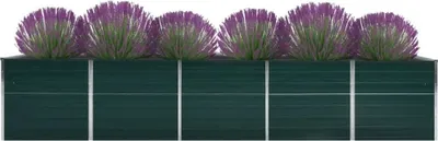 Immagine prodotto di Letto Rialzato da Giardino in Acciaio Zincato 400x80x77cm Verde