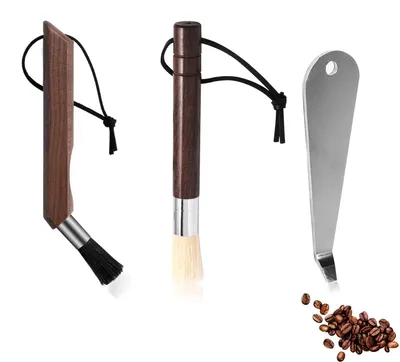 3-teiliges Kaffeemühlen-Reinigungsbürsten-Set, Barista-Pinsel