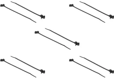Immagine prodotto di DELOCK Kabelbinder mit Spreizanker L 160 x B 4 mm schwarz