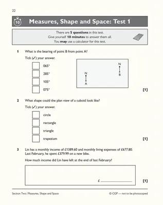 Obrázok produktu pre Functional Skills Maths Level 1 - 10 Minute Tests