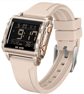 Produktbild von Digital-Sportuhr Outdoor Wasserdicht Abnehmbares Armband Leuchtende Ziffern Chronograph Stoppuhr Alarm Multifunktional für Damen Herren watch