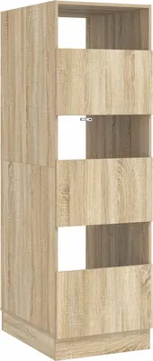 Produktbild von Wäscheschrank mit Tür Sonoma 50 x 68 x 162 cm Holzwerkstoff