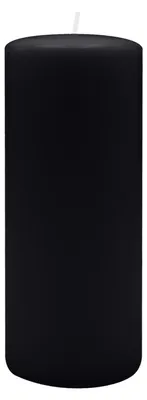 Produktbild von Stumpenkerzen 180 x Ø 70 mm, Schwarz, 4 Stück