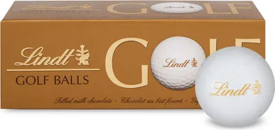 Produktbild von Lindt Golfbälle Milch 110g, 110 g, Dunkle Schokoloade, Zucker, Kakaobutter, HASELNÜSSE 11%, Kakaomasse, VOLLMILCHPULVER, Palmfett, MAGERMILCHPULVER,..., 569 kcal, 2371 kJ, 37 g